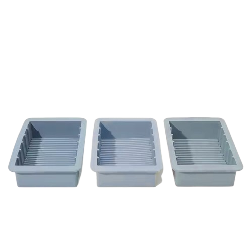 1L Rectangular Silicone Butter Mold Tray With Lid